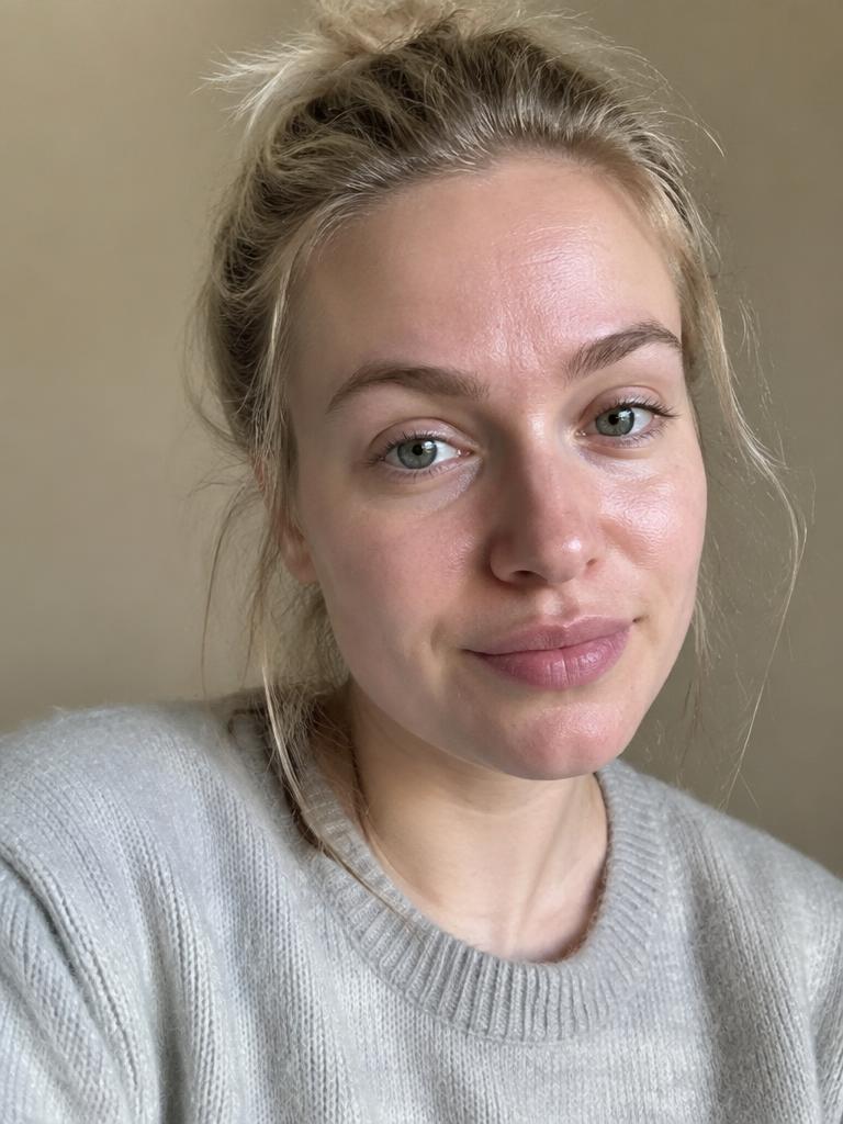 Før behandling, lys hudtone